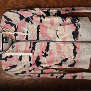 Nike pink camo hoodie S